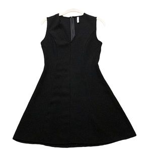 Mango MNG Suit Black V Neck Dress